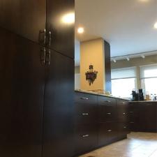 Expresso Cabinets Lightened up with Kitchen Cabinet Spraying in Winnipeg, Manitoba 2